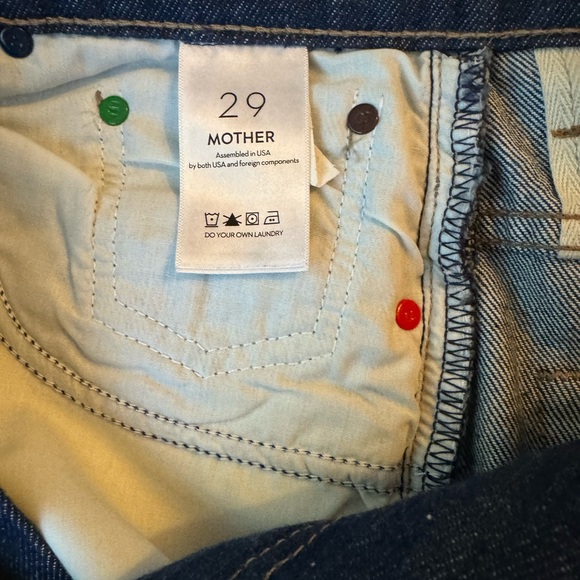 NWT Mother Denim Snacks HW Twizzy Ankle Jeans Cold Brew Size 29 Cotton - Picture 8 of 10